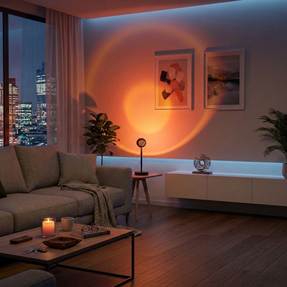 Lampada da tavolo LED Atmosfera al tramonto con regolazione dell’altezza