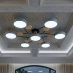 Elegante, moderne Deckenlampe mit handgefertigten Details