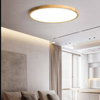 Stylowa Okrągła Lampa Sufitowa Flush Mount Nowoczesna – Minimalistyczny styl japoński