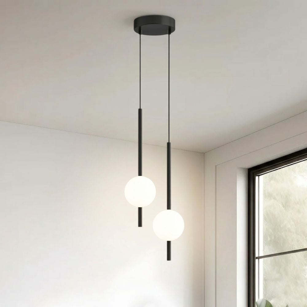 Lampada a sospensione LED da soffitto minimalista in stile scandinavo con lunghezza regolabile