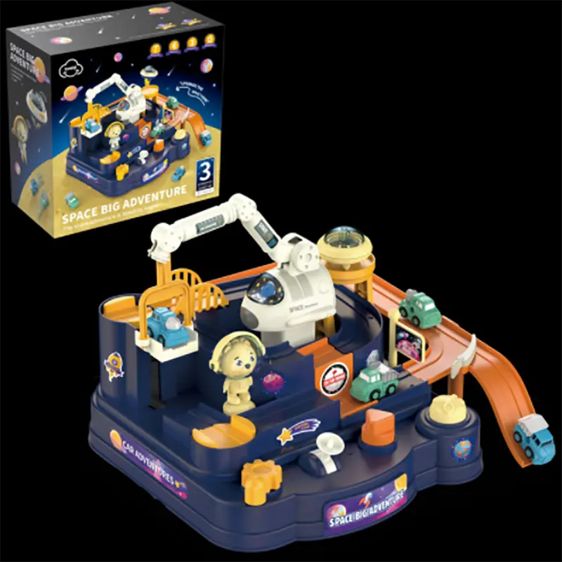 Set magnetico interattivo per bambini con pista per macchinine