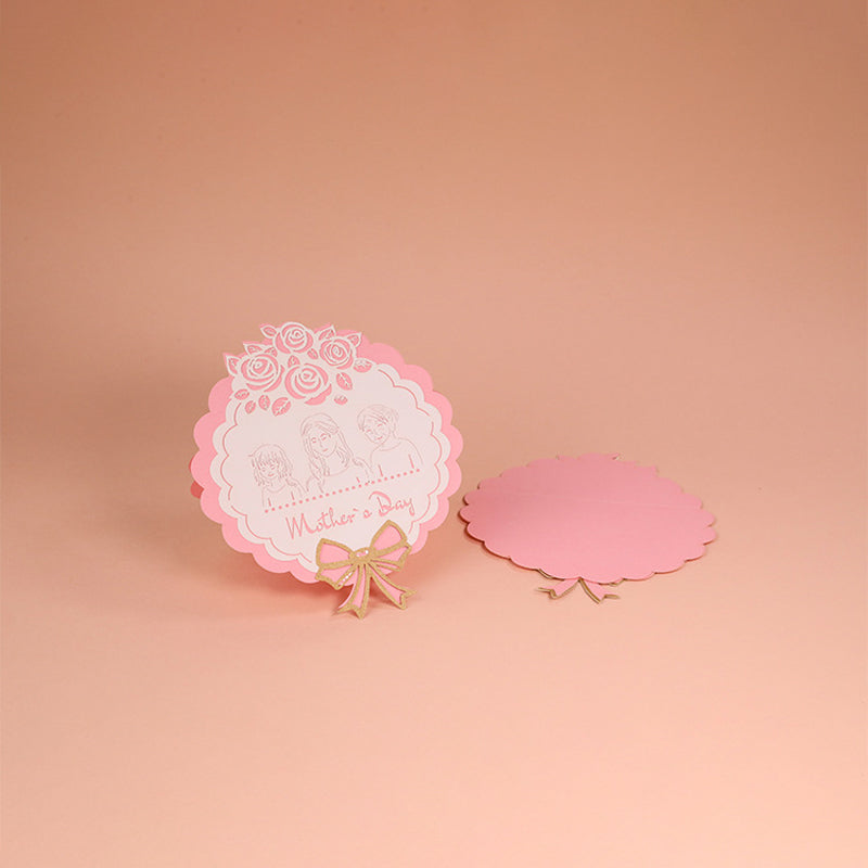 Belle carte pop-up 3D cadeau pour la Fête des Mères