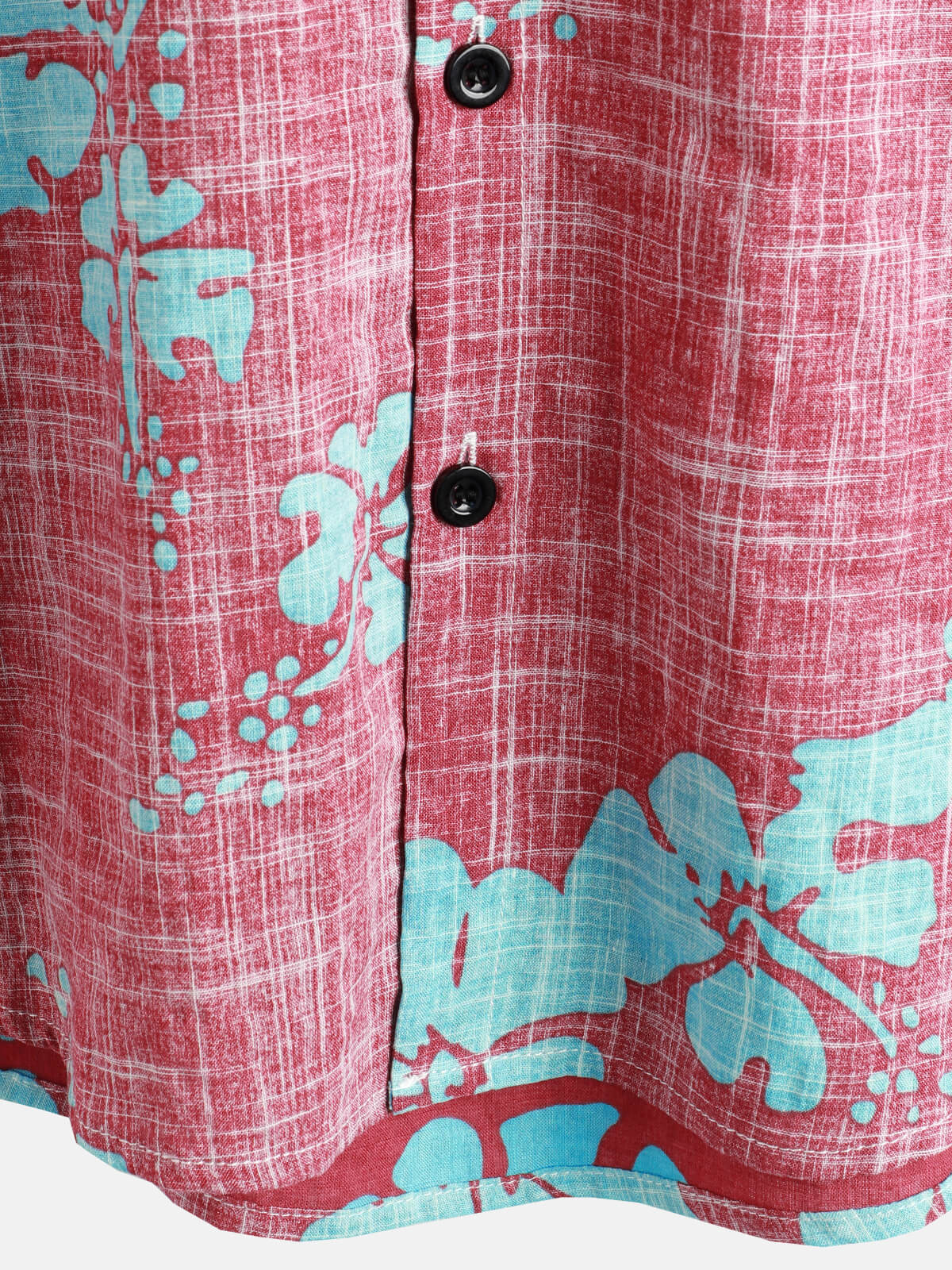 Camicia Estiva da Uomo in Stile Hawaiano con Motivo Floreale e Maniche Corte