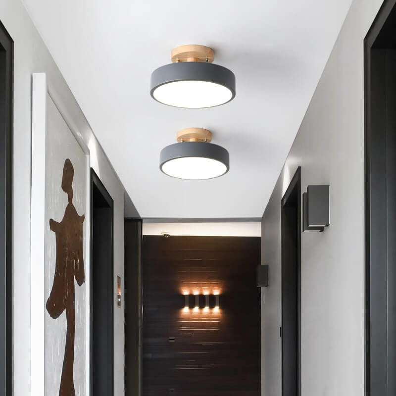 Plafonnier LED scandinave encastré pour intérieur