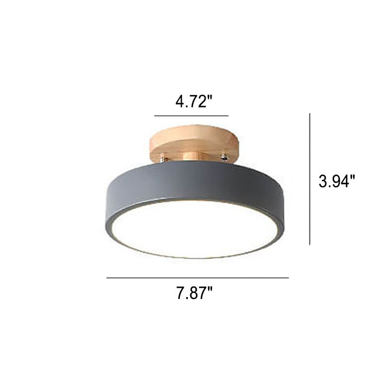 Lampada da soffitto incassata scandinava LED per interni
