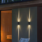 Lampada da parete LED illuminazione esterna impermeabile moderna rettangolare