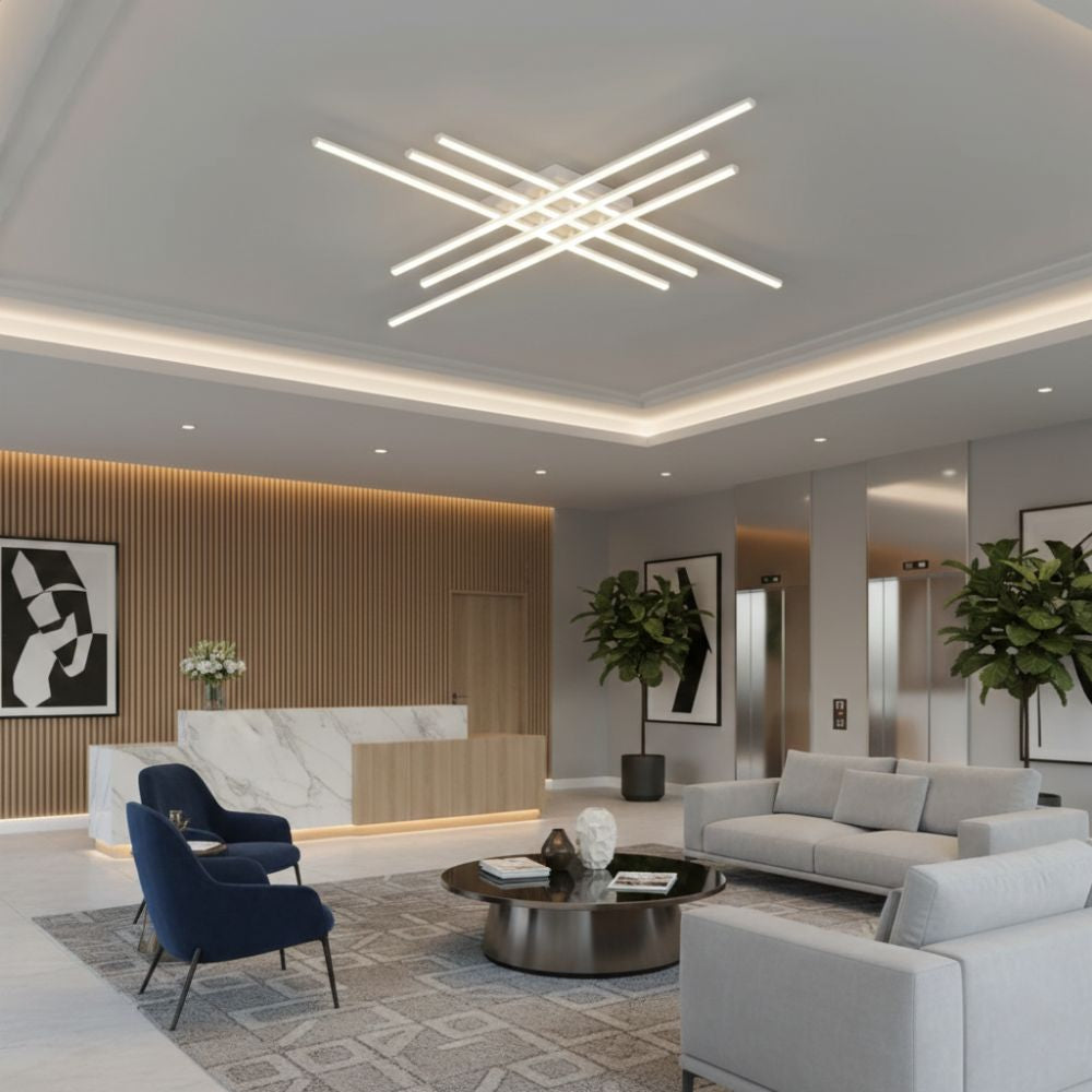 Minimalistische LED-Deckenleuchte – moderne Innenraumbeleuchtung