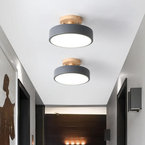 Lampada da soffitto incassata scandinava LED per interni