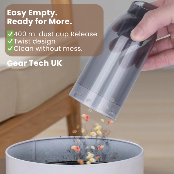 Wydajny bezprzewodowy odkurzacz samochodowy do czyszczenia