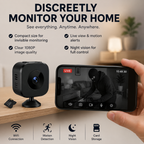 Inteligentna Mini Kamera WiFi z Funkcją Zdalnego Monitorowania