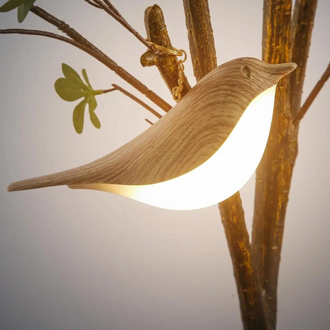 Lampe LED apaisante et fonctionnelle avec diffuseur parfumé en forme d’oiseau - Fonction tactile