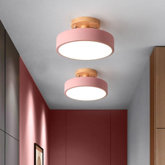 Plafonnier LED scandinave encastré pour intérieur