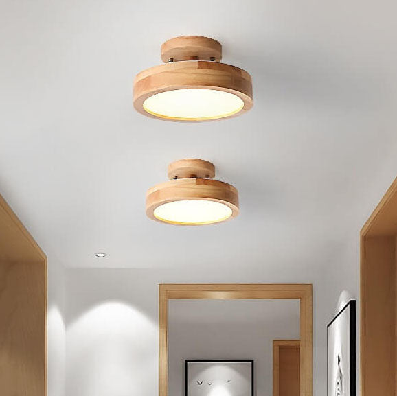 Plafonnier LED scandinave encastré pour intérieur