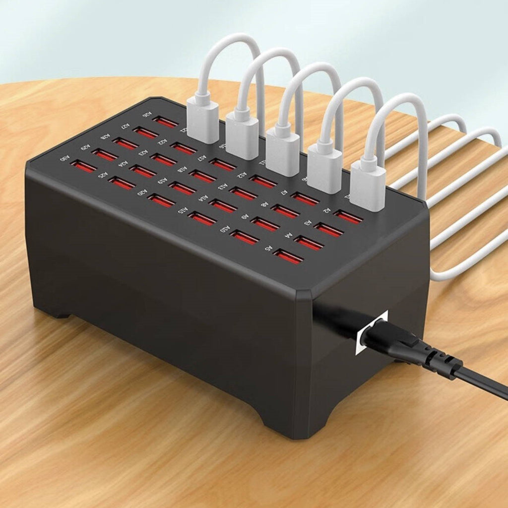 Stazione di ricarica USB compatta Caricatore per 30 dispositivi
