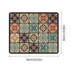 Non-slip protective kitchen mat for appliances