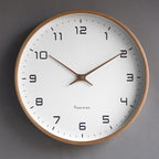 Orologio da parete in legno in stile scandinavo – Silenzioso e minimalista