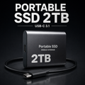 High-Performance 2TB External SSD – Portable Storage for Laptops and Desktops