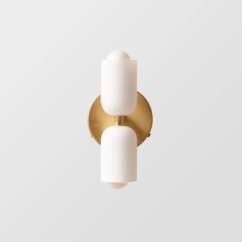Moderne Wandleuchte mit warmem Licht