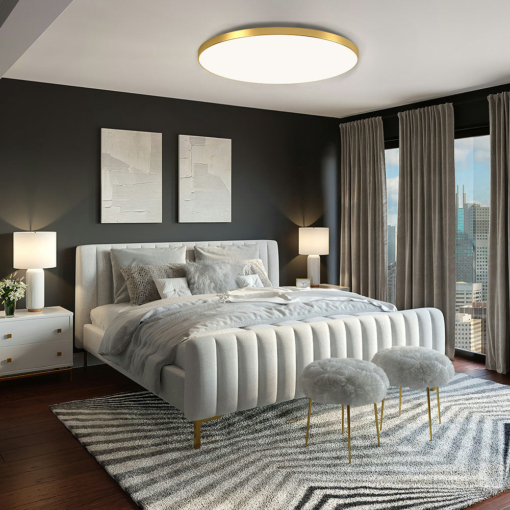 Lampada da soffitto LED rotonda luminosa a montaggio superficiale
