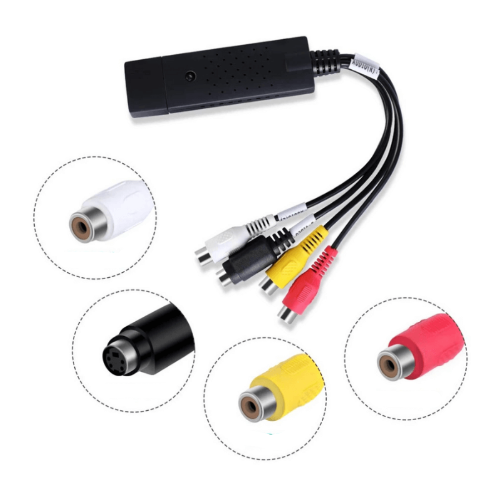 Przenośny Zaawansowany Konwerter VHS na Cyfrowy USB