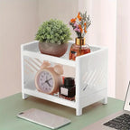 Rectangular Two-Level Countertop Organizer