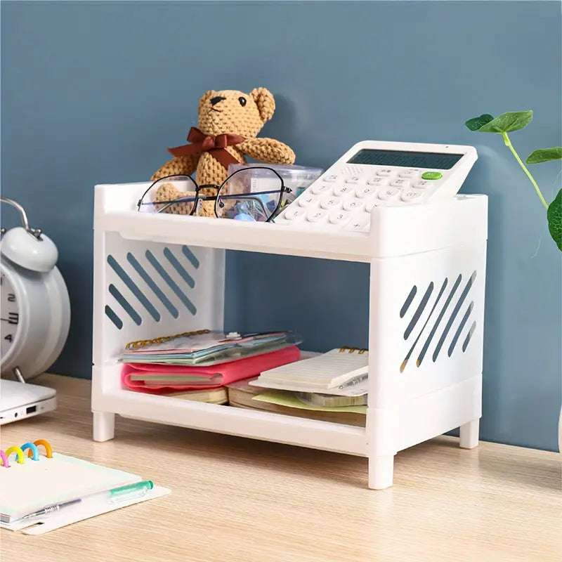 Rectangular Two-Level Countertop Organizer