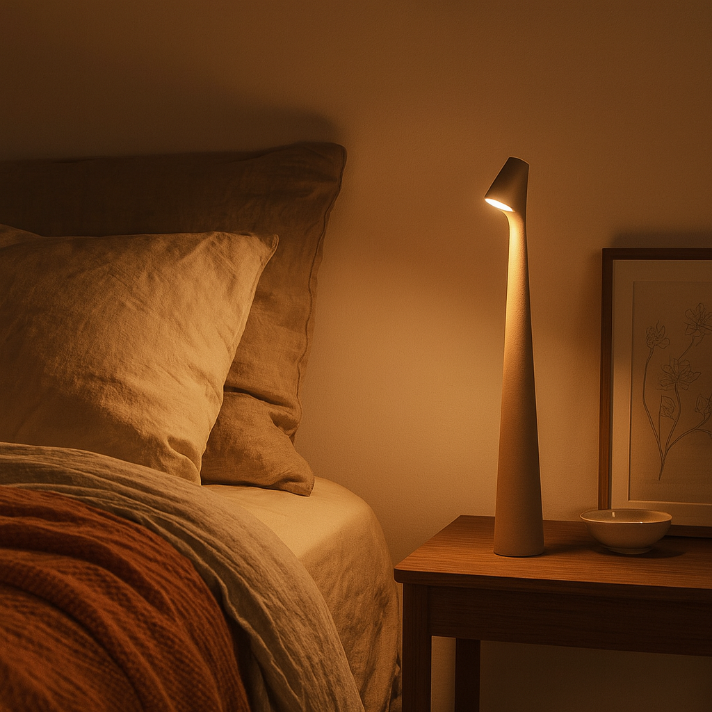 Lampe de bureau LED portable mince sans fil USB