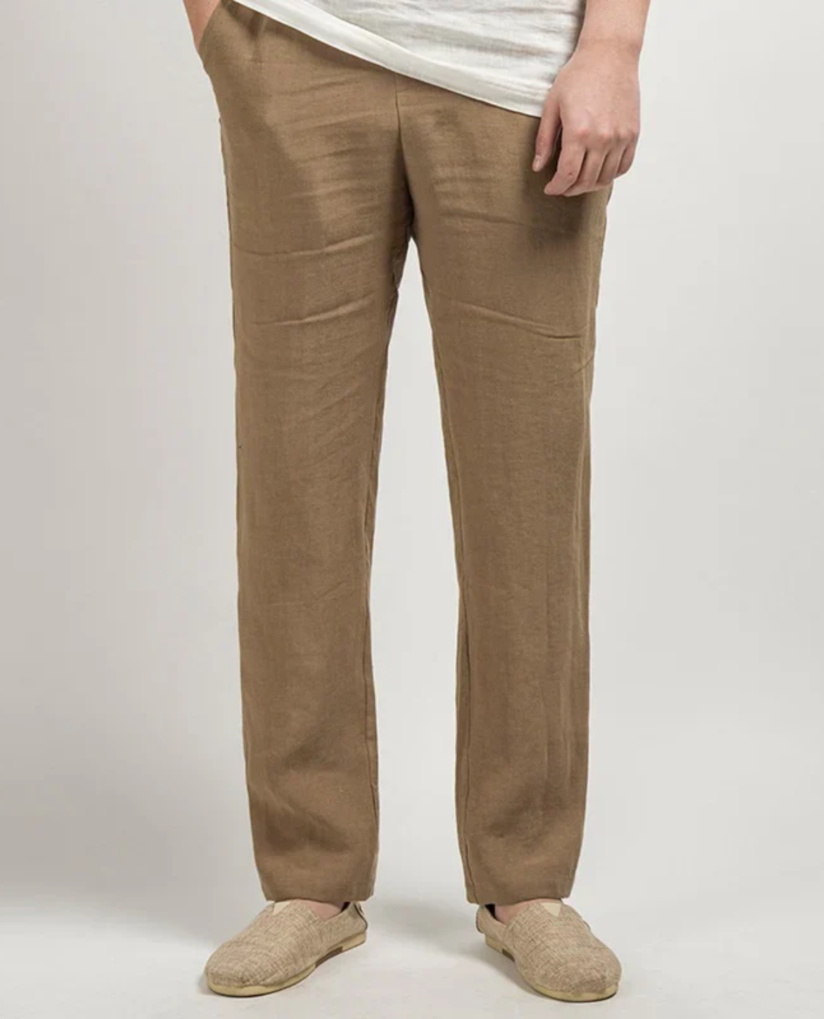 Pantaloni estivi da uomo taglio ampio stile casual universale