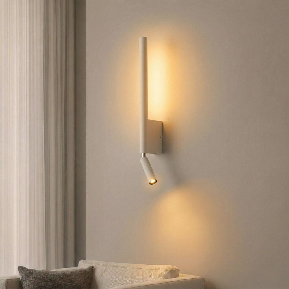 Applique LED con effetto doppio flusso luminoso per ambienti abitativi