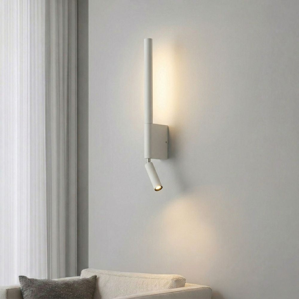 Applique LED con effetto doppio flusso luminoso per ambienti abitativi