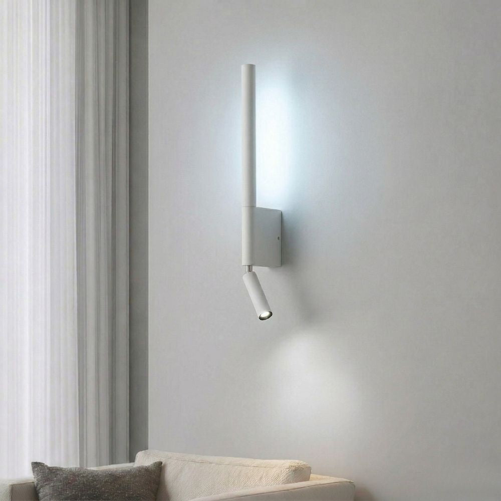 Applique LED con effetto doppio flusso luminoso per ambienti abitativi