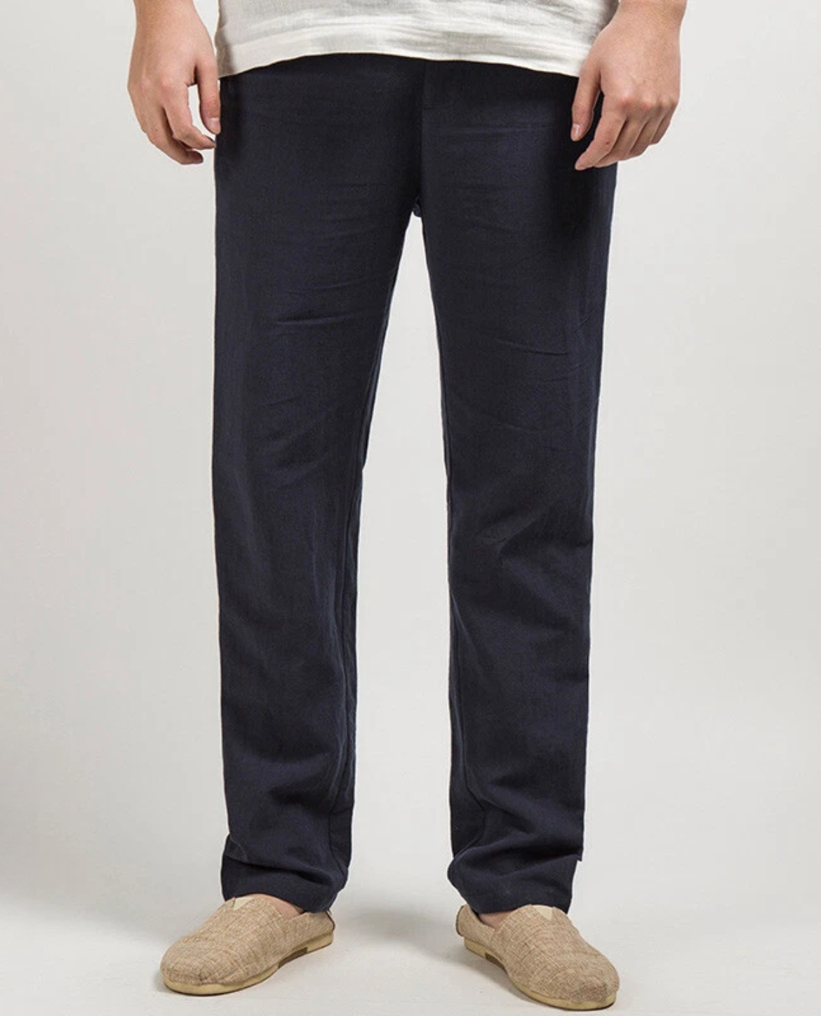 Pantaloni estivi da uomo taglio ampio stile casual universale