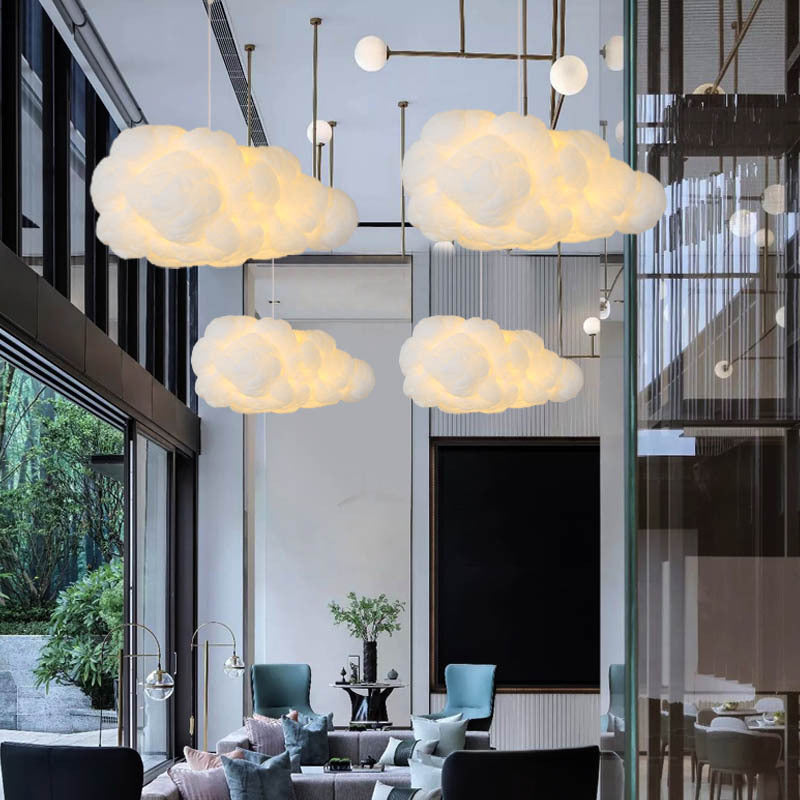 Lampada da soffitto regolabile con due paralumi bianca moderna