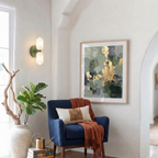 Modern LED wall lamp for interiors, lighting both up and down