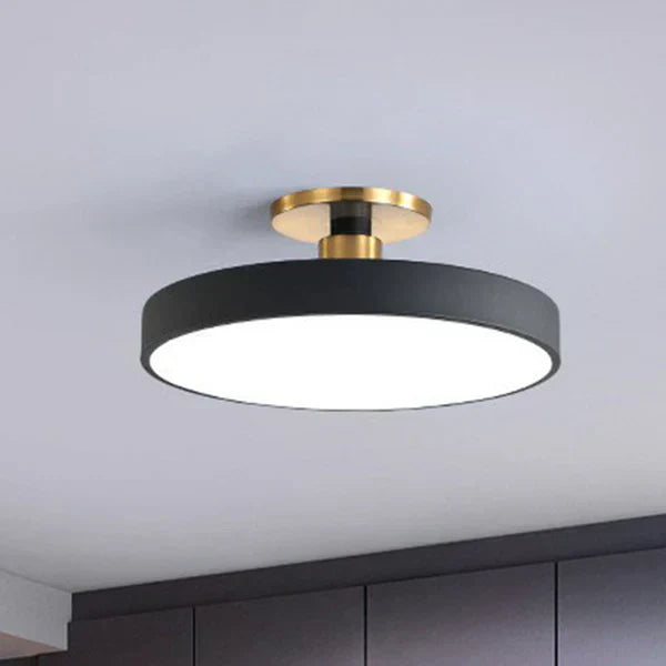 Lampada da soffitto moderna scandinava rotonda minimalista
