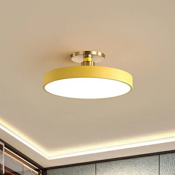 Lampada da soffitto moderna scandinava rotonda minimalista