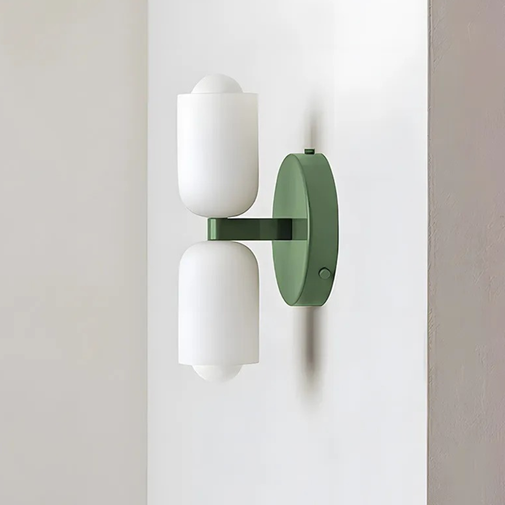 Modern LED wall lamp for interiors, lighting both up and down