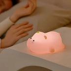 Lampka stołowa nocna LED Śpiący przyjaciele lampka przyłóżkowa