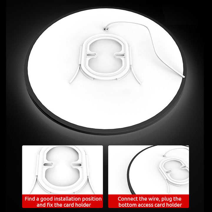 Lampada da soffitto LED rotonda luminosa a montaggio superficiale