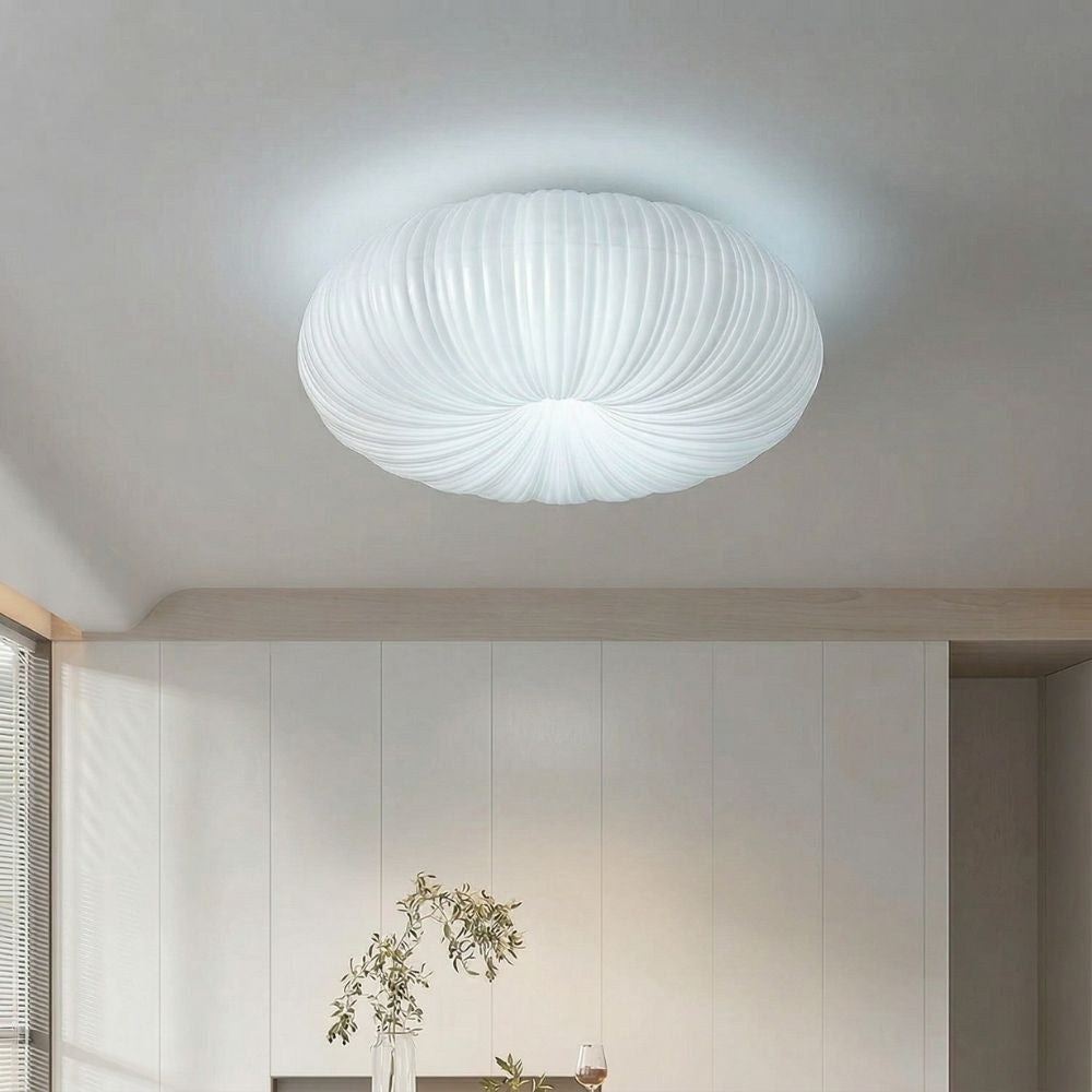 Lampada da soffitto LED minimalista per interni, da incasso, di forma rotonda