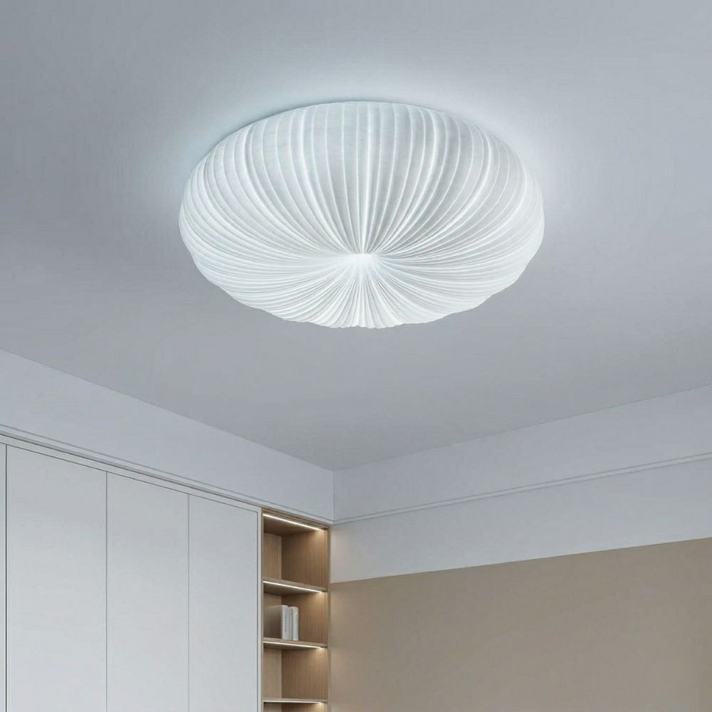 Lampada da soffitto LED minimalista per interni, da incasso, di forma rotonda