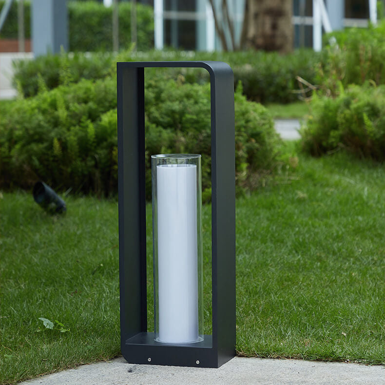 Kwadratowa lampa ogrodowa oświetlenie zewnętrzne LED wodoodporna