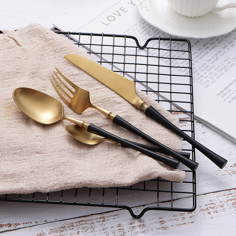 24-piece cutlery set Elegant kitchen utensil set