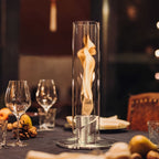 Elegancki Kominek Stołowy do Wnętrz dla Przytulnej Atmosfery