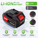 4 w 1 Potężna akumulatorowa podkaszarka do trawy do pielęgnacji ogrodu