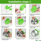 4 w 1 Potężna akumulatorowa podkaszarka do trawy do pielęgnacji ogrodu