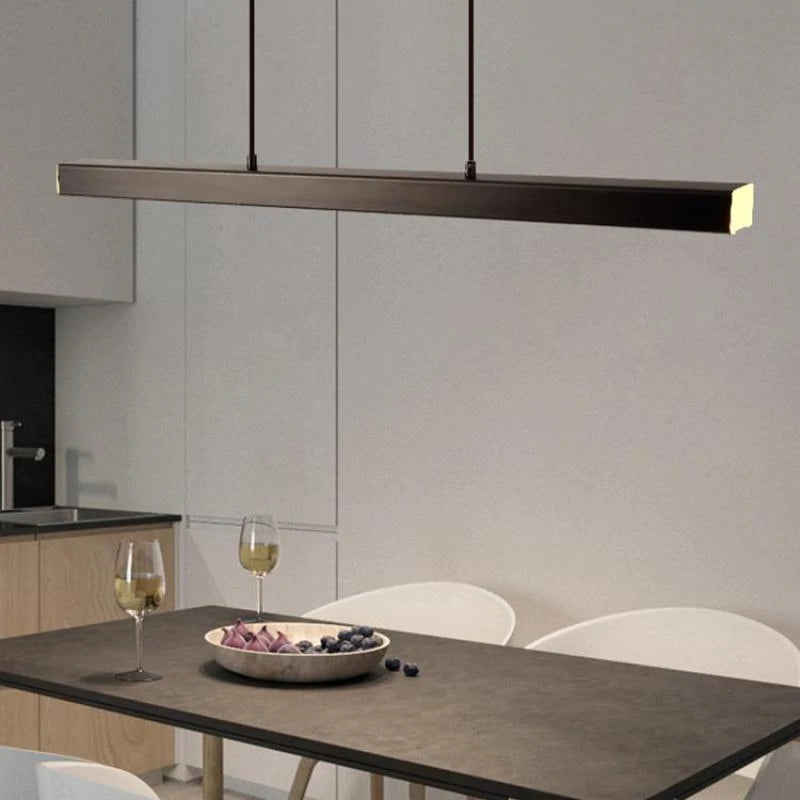 Slim Designer Modern Linear LED Pendant Lamp – Functional Linear Lighting