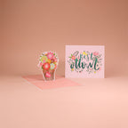 Belle carte pop-up 3D cadeau pour la Fête des Mères