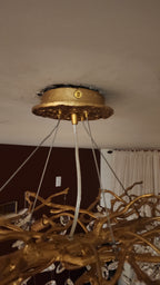 Nowoczesny Żyrandol Gałązkowy Kryształowy