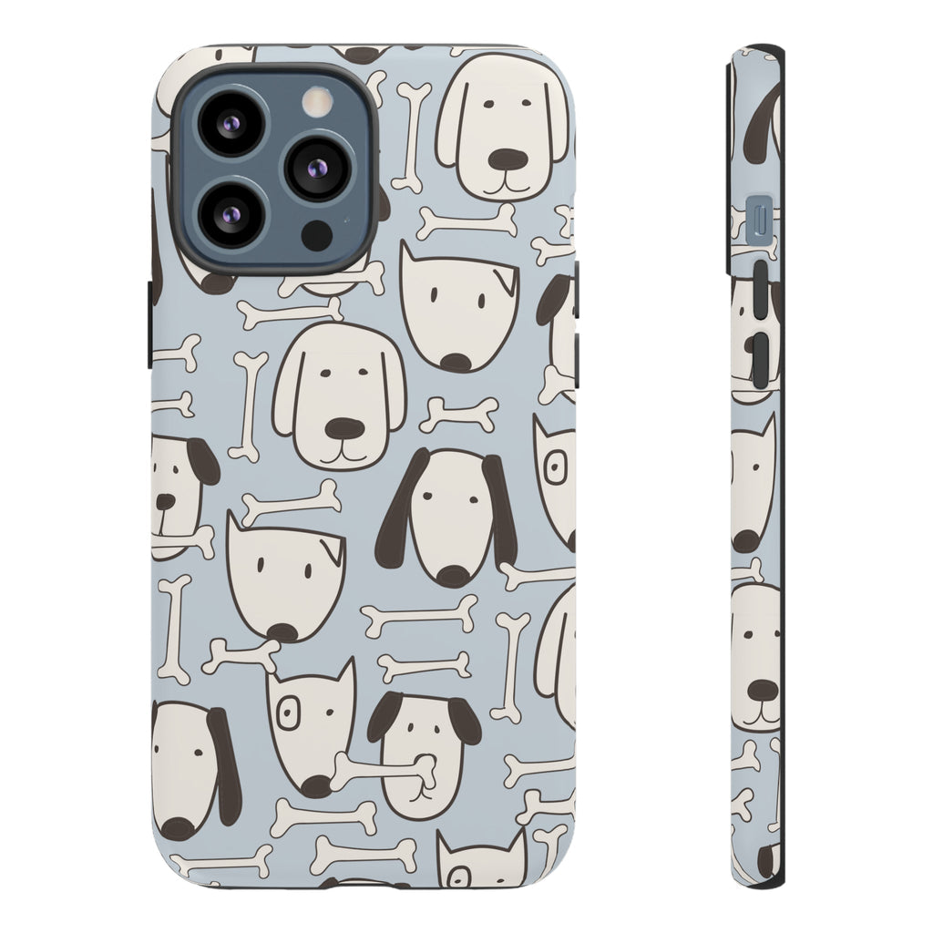 Étui de téléphone de protection durable avec motif d’empreintes de patte